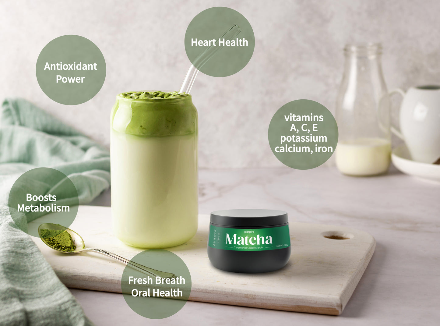 Teaspire Ceremonial Grade Uji Bio - Matcha